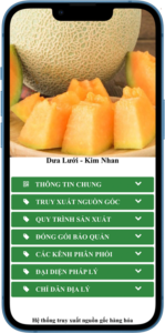 Hình ảnh minh họa tem truy xuất nguồn gốc hàng hóa do An Hà phát hành