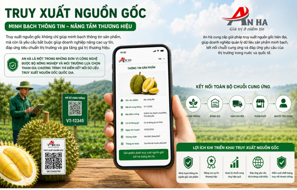 Truy xuất nguồn gốc – Chìa khóa nâng cao giá trị nông sản và thương hiệu Việt 1 Truy xuất nguồn gốc – Chìa khóa nâng cao giá trị nông sản